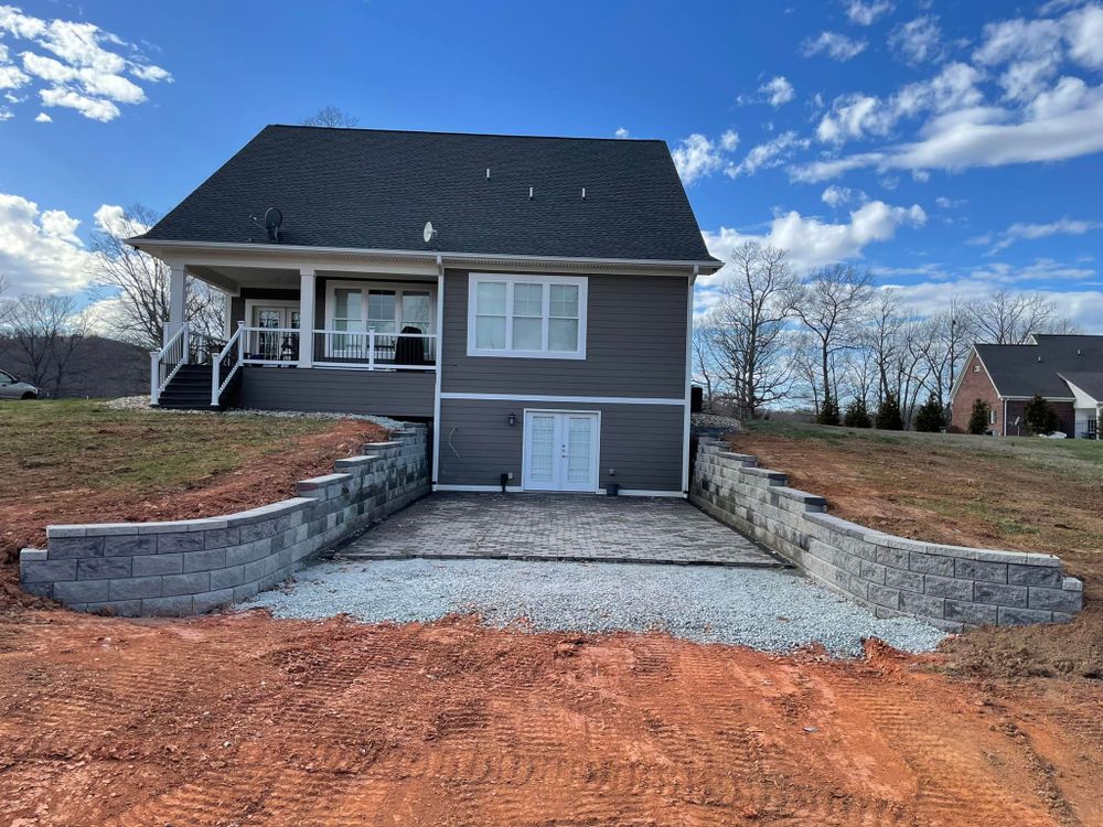 Hardscaping Landscaping for Horizon Construction in Covington, VA