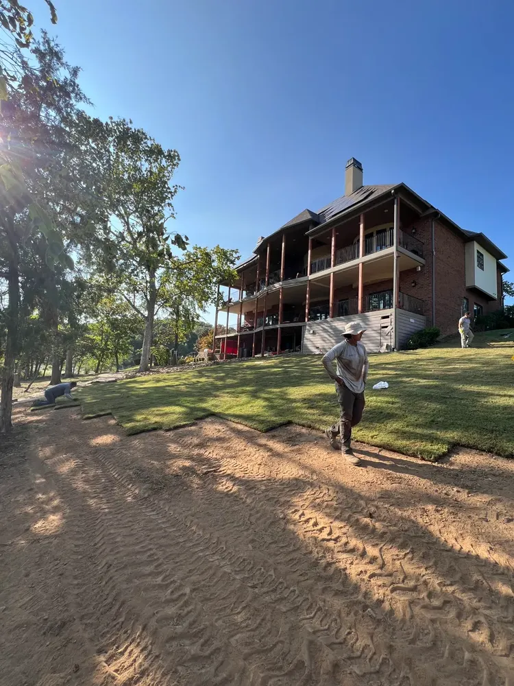 Our expert grading and erosion service ensures your landscape remains secure, preventing water damage efficiently. for Pureleaf Lawncare LLC in Springdale, AR