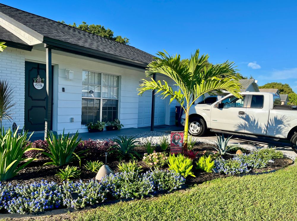 Landscape Design and Installation for Verimay's Garden and Landscaping in Hillsborough County, FL
