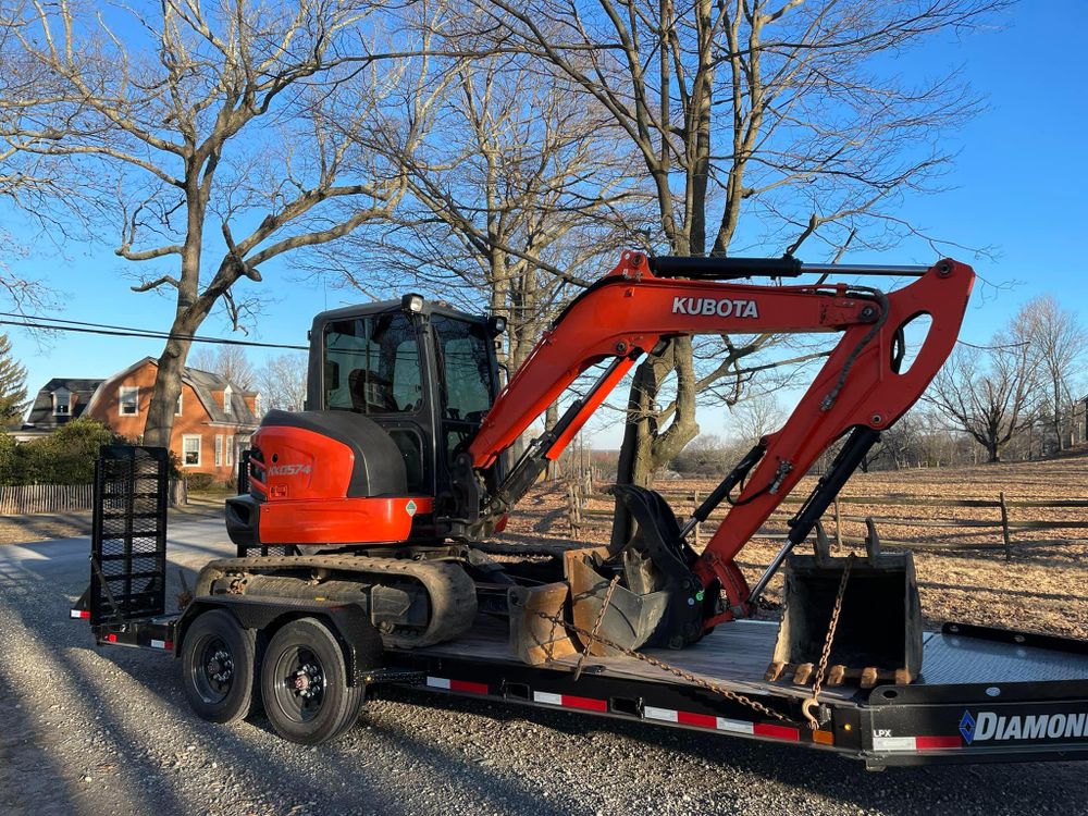 Excavating for CS Property Maintenance in Middlebury, CT