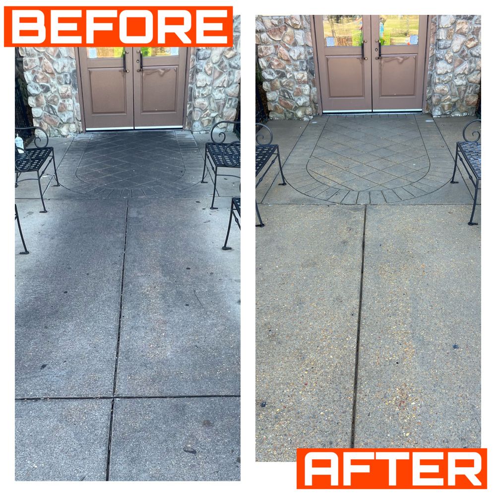 Concrete Cleaning for FunderFlow Commercial and Residential Pressure Washing Inc in Tupelo, MS