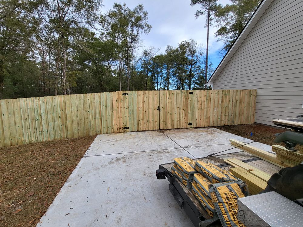 Our concrete services offer homeowners durable and stylish options for enhancing their property, from sidewalks to patios. Trust us to provide high-quality workmanship that lasts for years to come. for American Privacy Fencing & More in Statesboro, GA