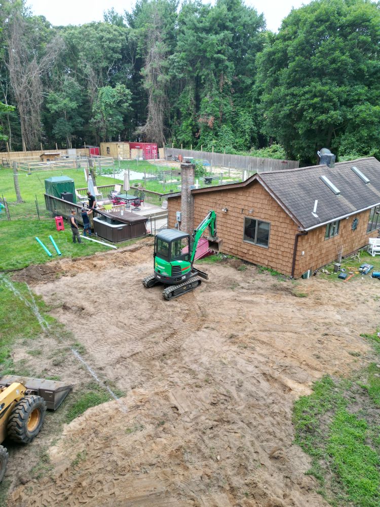 Excavation/Foundation work for Golden Hammer in Long Island,  NY