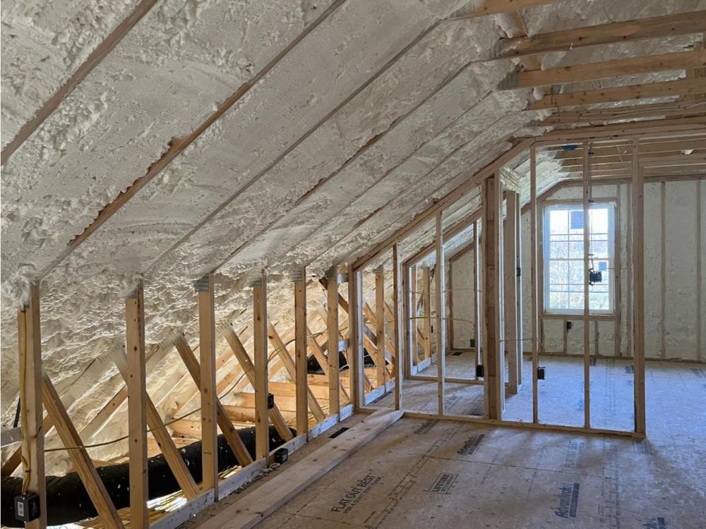 Our insulation service enhances energy efficiency, reduces utility bills, and maintains comfortable indoor temperatures year-round by expertly installing high-quality materials tailored to your home's specific needs for optimal thermal performance. for Hack Attack Construction in Belmont, NH