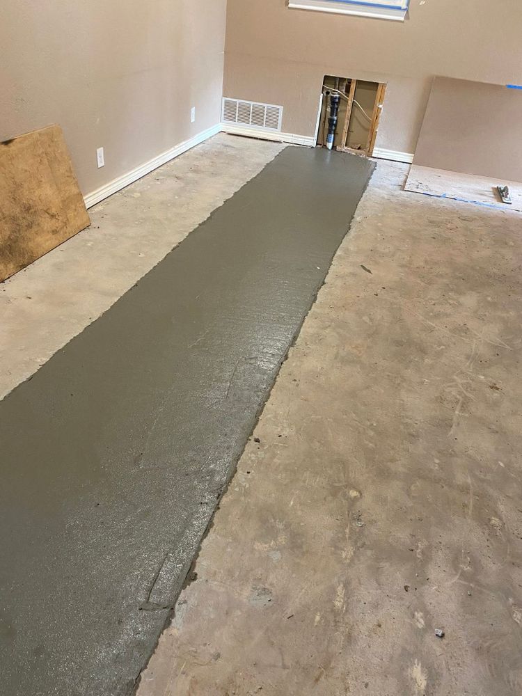 Our Concrete Repair service offers expert solutions to fix cracks, restore strength, and enhance the durability of your concrete surfaces, ensuring a safe and aesthetically pleasing environment for your home. for Rock of Ages Concrete LLC in Denton, TX
