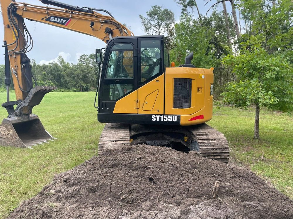 Our Residential & Commercial Excavation service expertly prepares your site for development, offering precise grading, trenching, and land clearing to ensure a solid foundation for your construction projects. for Ewc Land Clearing and more in Lake Park, GA