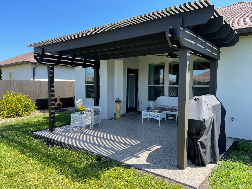 Pergolas for Keen Decorative Concrete in Corpus Christi, TX
