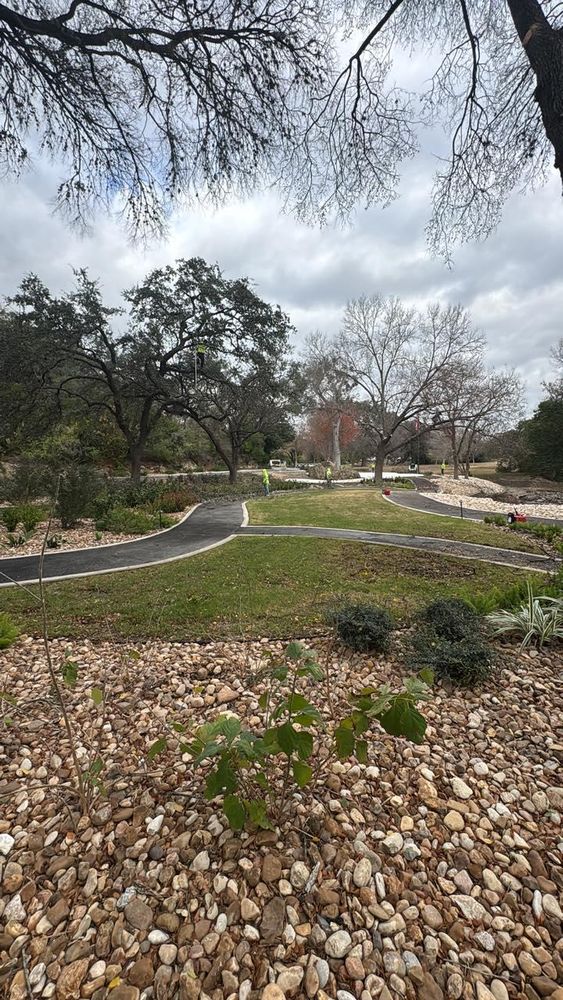 Landscape Design and Installation for Espinoza Landscape in Cibolo, TX