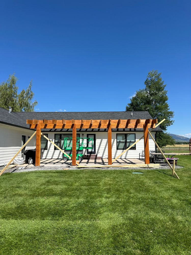Framing for R&H Homes in Bozeman, MT