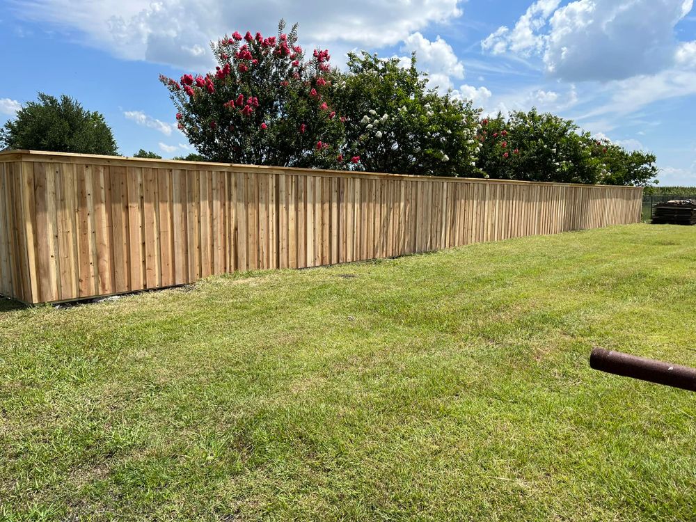 Fence Installation for JSL Woodworks and Contracting in Midlothian, TX