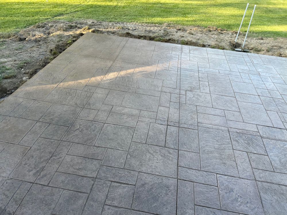 Stamped Concrete for Doncrete LLC in Medina, OH