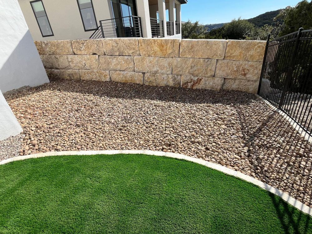 Landscape Design and Installation for Espinoza Landscape in Cibolo, TX