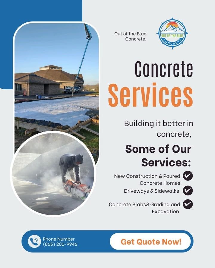 All Photos for Out of the Blue Concrete in Cocke County, TN