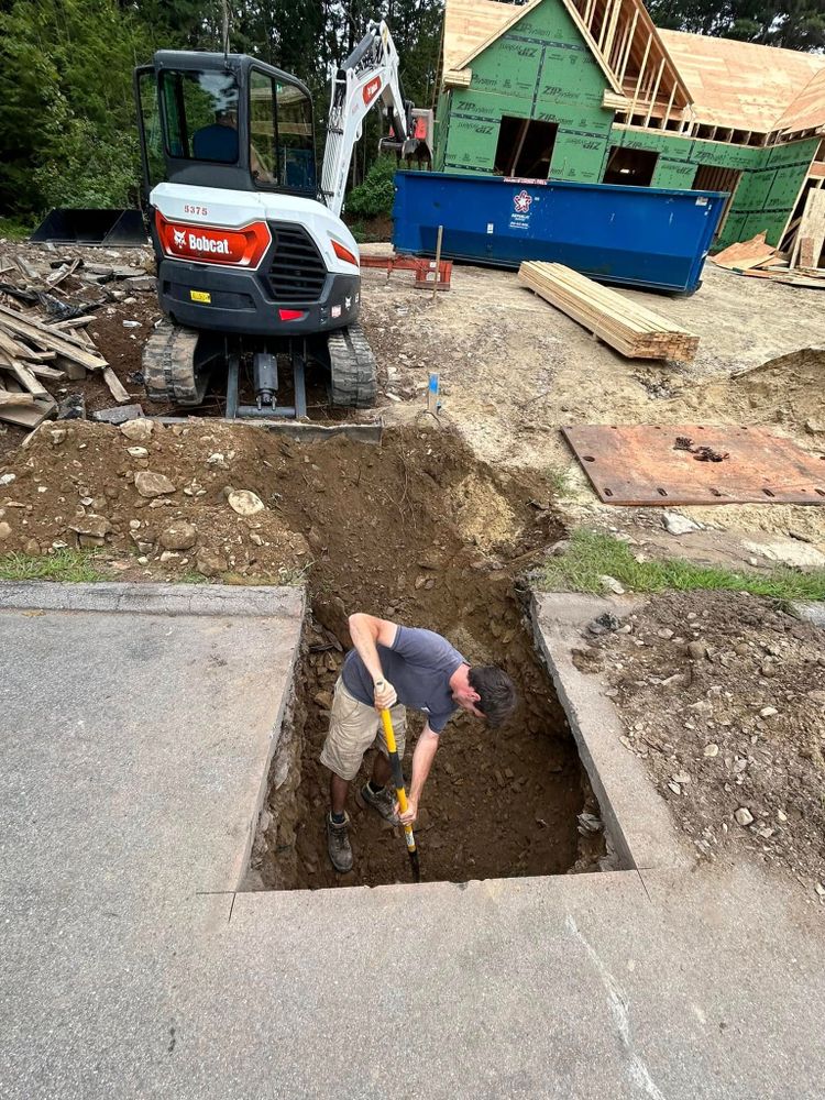 Excavating for M.J. Merrill & Sons Excavation in Manchester, NH