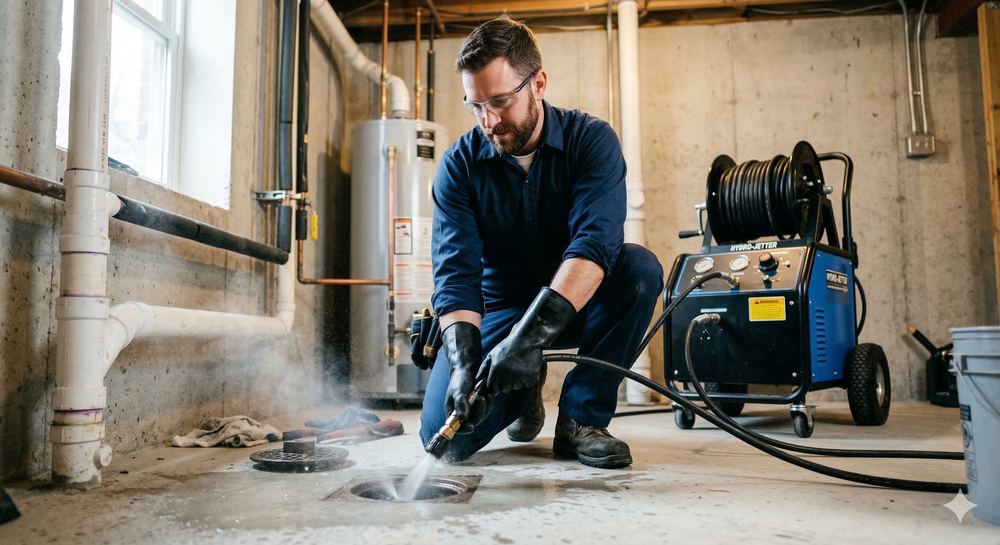 Our jetting service efficiently clears clogs and debris from your septic system using high-pressure water jets, ensuring optimal flow and preventing future blockages for a clean and reliable wastewater solution. for Septic Pros LLC in Rowan County, NC