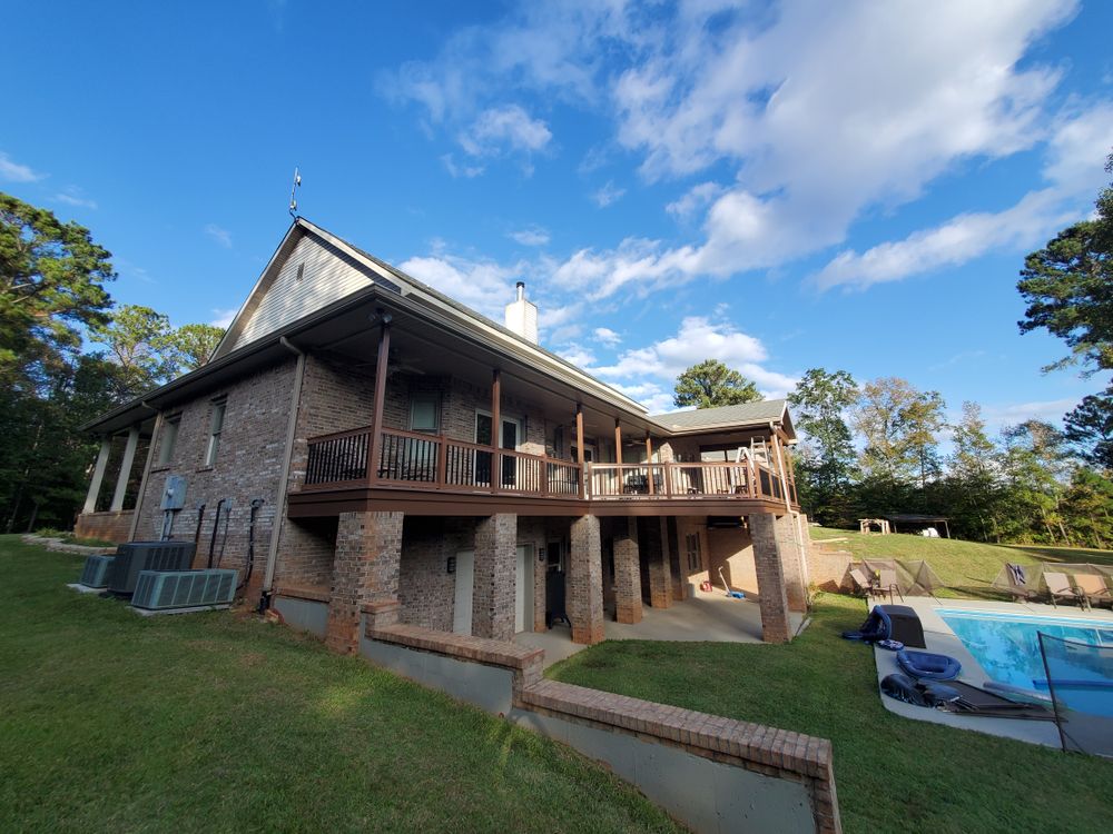 Aluminum Composite Porches and Decks  for Emfinger Custom Builders LLC in Pine Mountain, GA