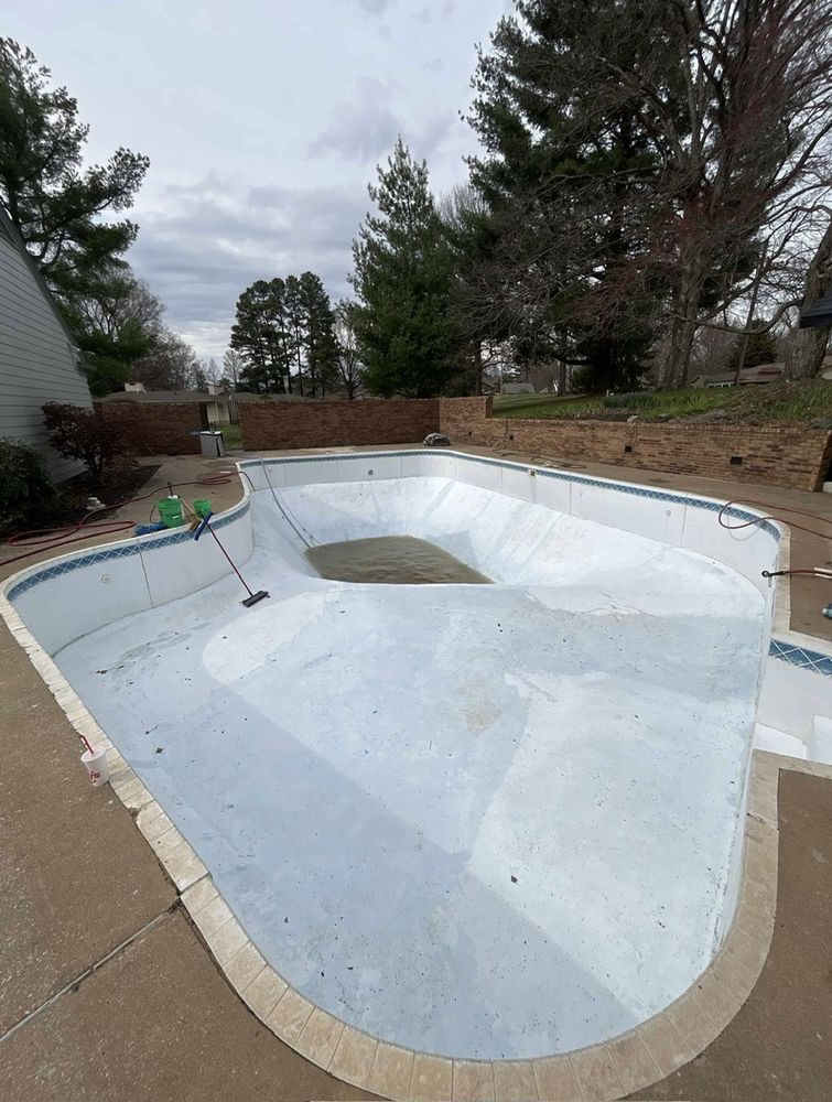 Concrete Pool Repair for CW Pool Care in Owensboro, KY