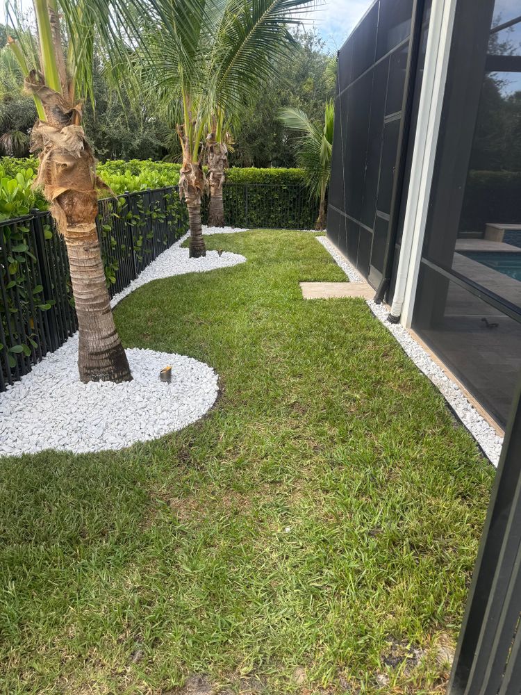 Transform your outdoor space with our expert Landscape Design & Installation service, featuring professional mulch installation to enhance beauty, improve soil health, and ensure a vibrant garden all year round. for Prestige Landscape Solutions in Vero Beach, FL