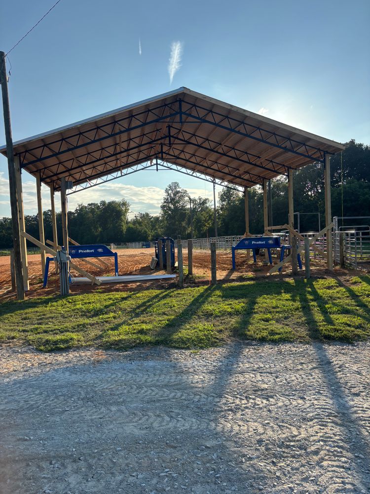 Pole Barn for LB Fencing & Services in Archdale, NC