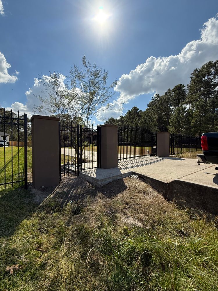 Ornamental Fence  for Silver Mines Landscape & Construction, LLC. in Houston, TX