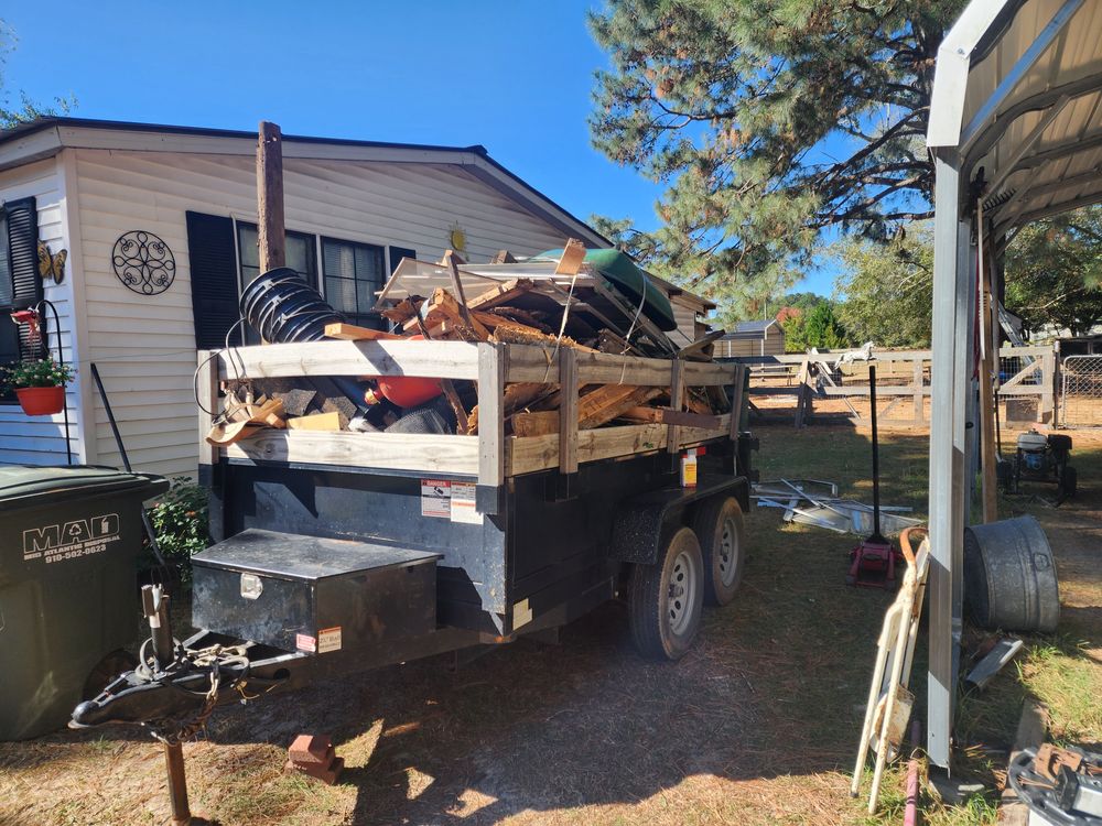 Dump Trailer for South Montanez Lawn Care in Fayetteville, NC