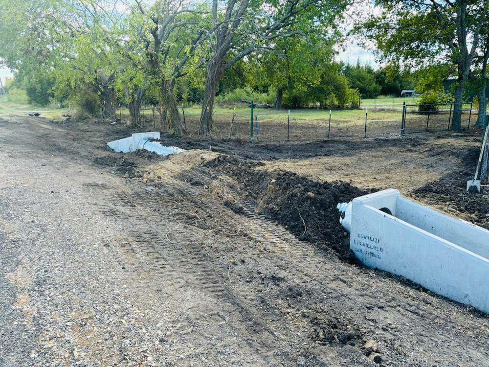 New Culvert Install for Sand And Gravel Solutions in Nevada, TX