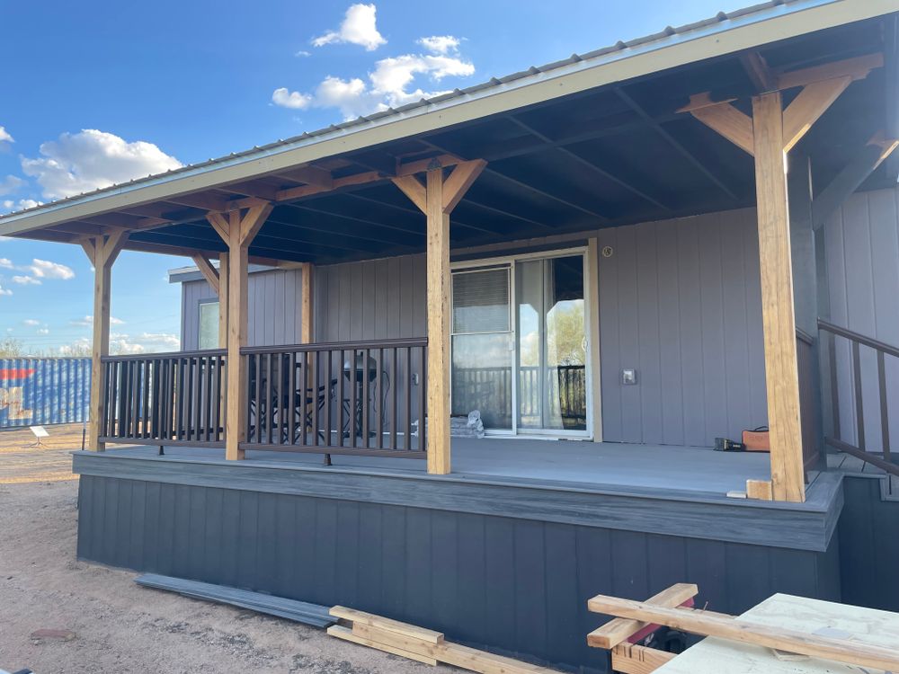 Deck builds for Arizona Home and Yard Solutions LLC in Vail, AZ