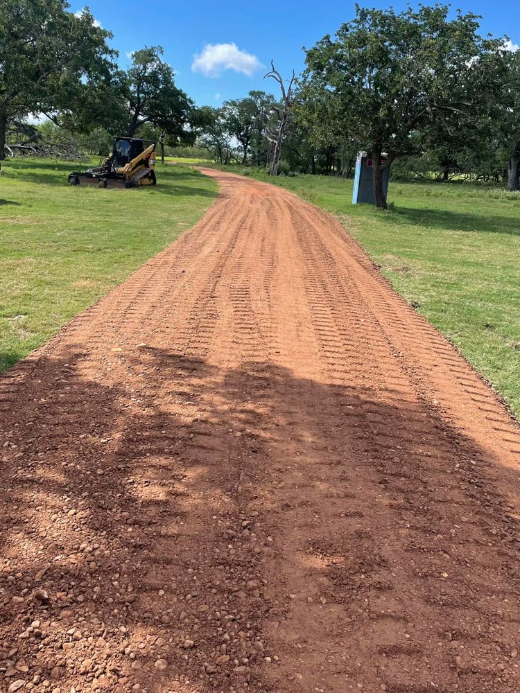 Excavating for RH Property Enhancement in Moulton, TX