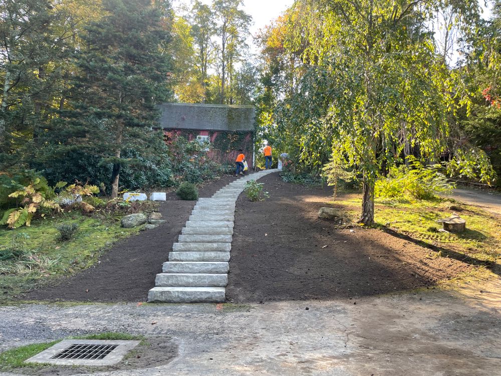 Landscape Steps & Stepping Stones for NK Landscaping LLC in Dutchess County, NY