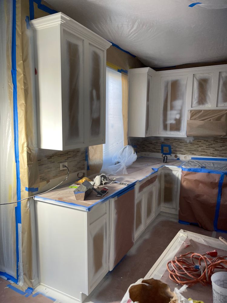 Cabinet Painting for TL Painting in Joliet, IL