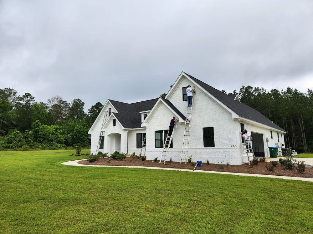 Transform your home's curb appeal with our professional exterior painting service. Our skilled team ensures a flawless finish, using high-quality paints and techniques for long-lasting beauty and protection against the elements. for Bullfrog Coatings LLC in Crawfordville, FL