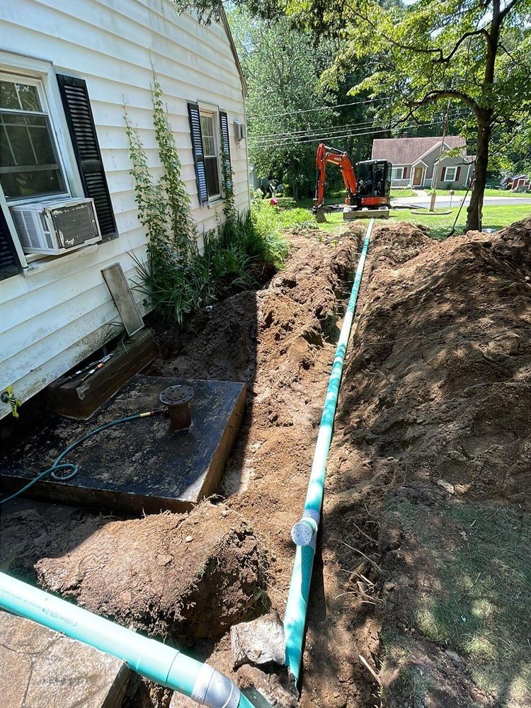 Excavation for CS Property Maintenance in Middlebury, CT