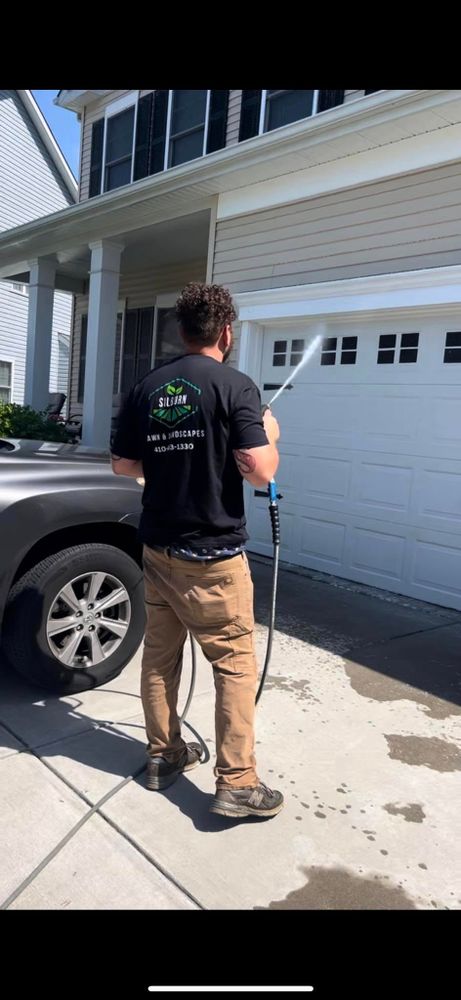 Our Home Softwash service gently cleans your home's exterior using eco-friendly solutions, enhancing curb appeal and protecting surfaces from damage without harsh pressure. experience a refreshed look for your property today. for Silburn Lawn & Landscape in Odenton, MD