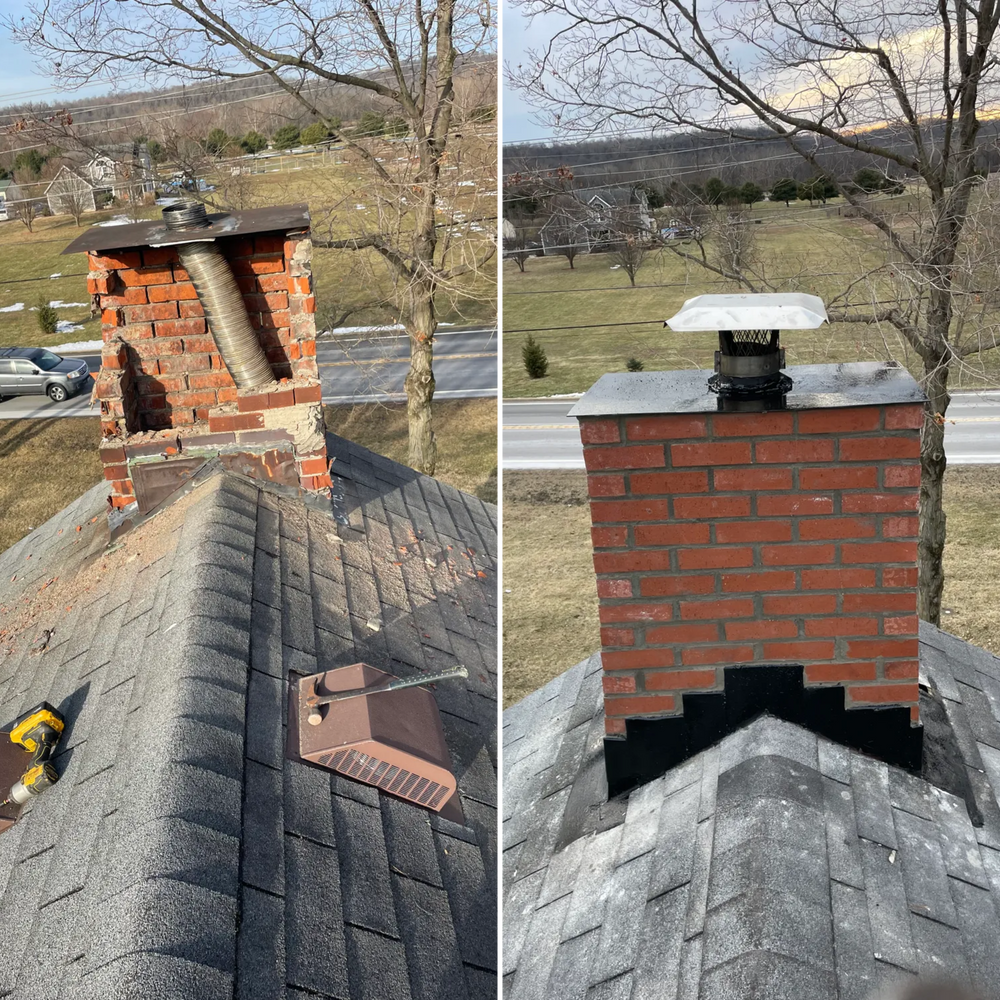 Our expert chimney rebuild service ensures safety and longevity by restoring structural integrity, enhancing your home's appearance, and preventing future issues. Enjoy peace of mind with high-quality craftsmanship tailored to your needs. for Precious Roofing in Madeira, OH