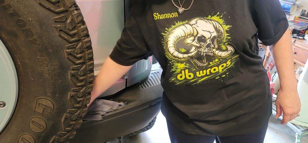 Chameleon Ford Bronco for DB WRAPS in Josephine, TX