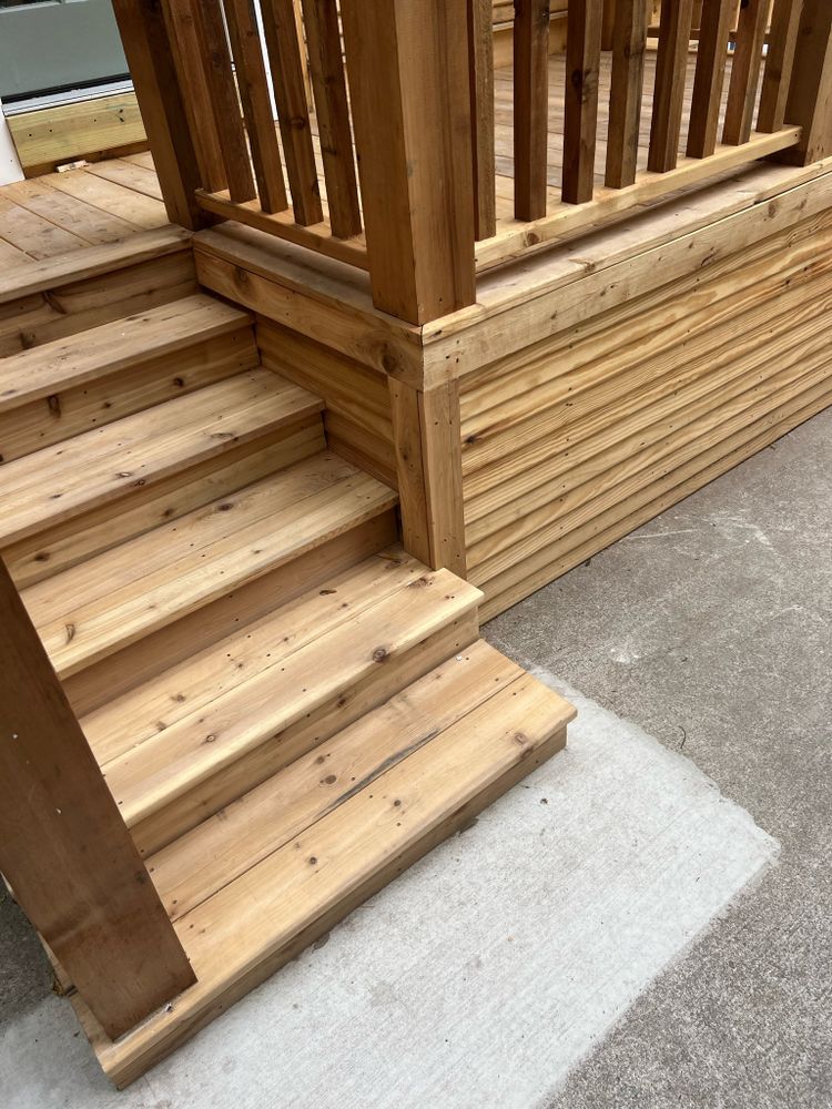 Transform your home with our expert Stair Design & Installation service. We offer custom concrete solutions, ensuring durable and visually stunning stairs that perfectly complement your home's aesthetic and architecture. for Target Concrete and Landscape Solutions in Blanco, TX