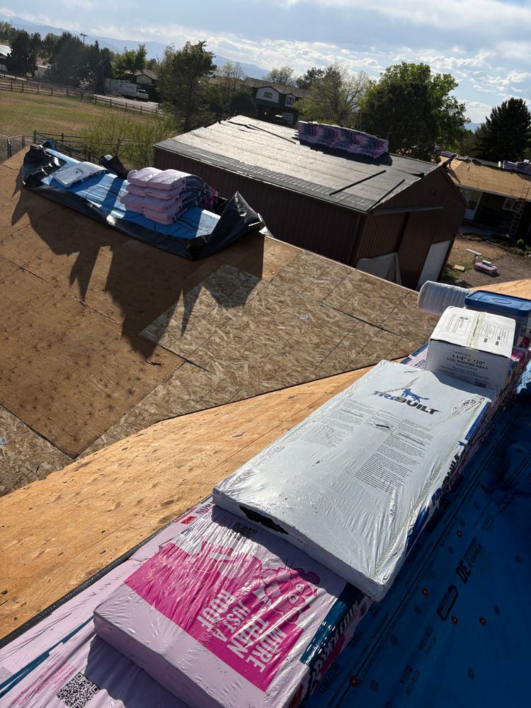 In production for Divine Roofing LLC in Severance, CO