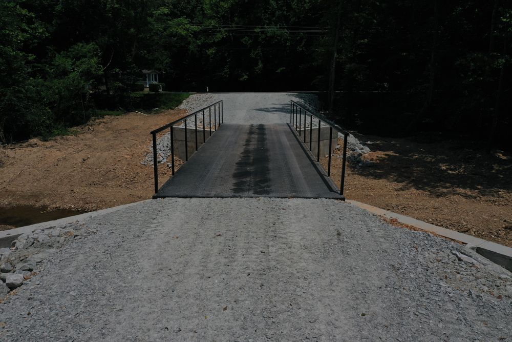 Residential Bridges for JW Johnson Construction in Linden, TN