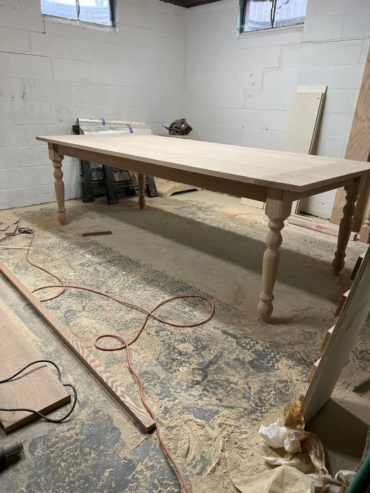 Walnut table for S P Young Construction in Wickenburg, AZ