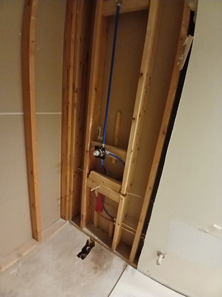 Makanda master and full bath for Dead Tree General Contracting in Carbondale, Illinois