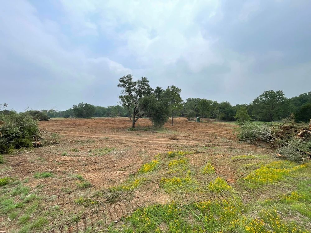 Excavating for RH Property Enhancement in Moulton, TX