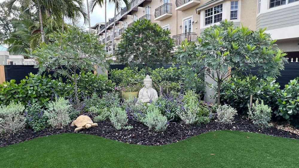 Our Landscape & Design service offers tailored solutions to enhance your outdoor space, incorporating elements like plants, hardscaping, and lighting to create a beautiful and functional environment that suits your needs. for South Florida Terra Systems in Boynton beach ,  FL