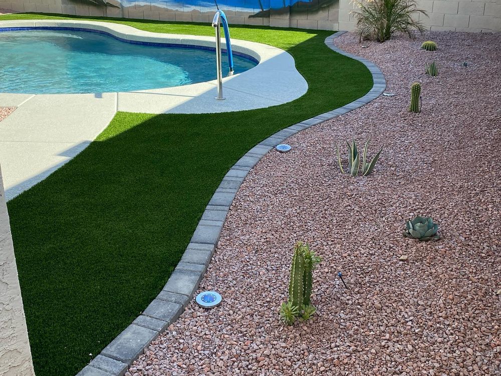 Residential Artificial Turf Installation for Kanelo's Hardscape and Landscape Services in Buckeye, AZ