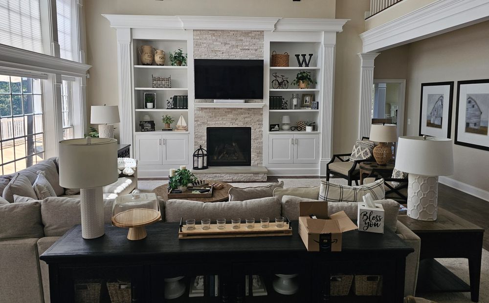 Enhance your home's organization and style with new custom shelving. Our custom solutions efficiently utilize space, beautifully displaying your items while adding a touch of elegance to any room. for Creative Design Build Solutions in Sterling, VA