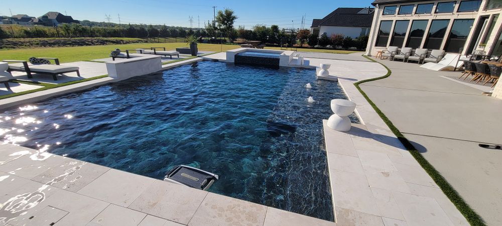 New Plaster Start Ups for Fox Ridge Pools in Garland, TX