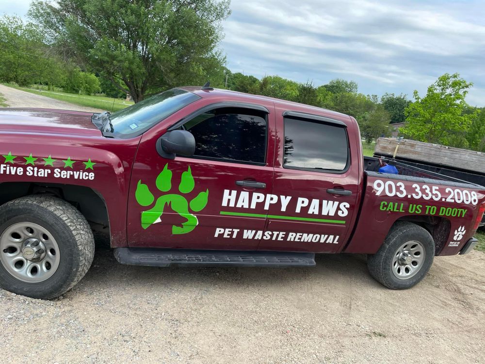 Pet Waste Removal for Happy Paws Pet Waste Removal in Van Alstyne, Texas