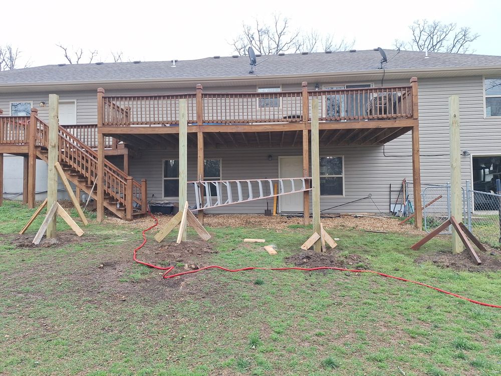 Deck Staining for Mike's Custom Painting in Kissee Mills, MO
