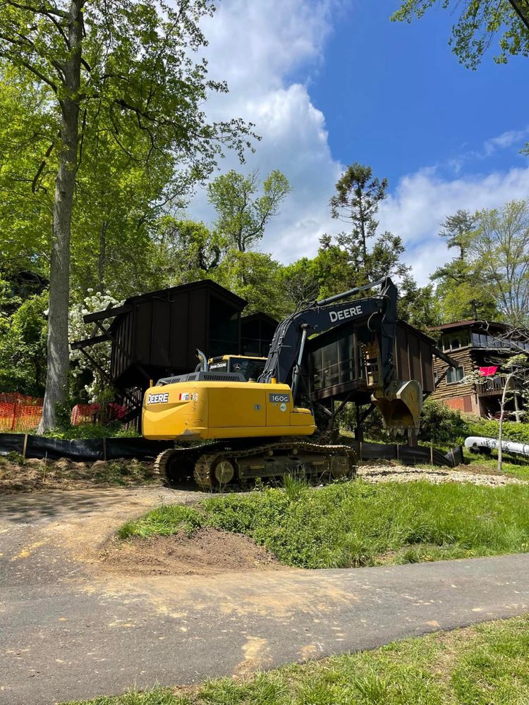 Our comprehensive Land Clearing & Demolition service helps you transform your property by efficiently removing unwanted structures and vegetation, creating a clean slate for new construction or landscaping projects. for Herbert Excavating in Hughesville, MD