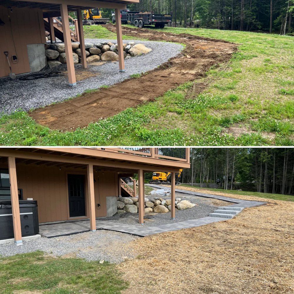Patios/Walkways for AFH Earthworks in Madison, NH