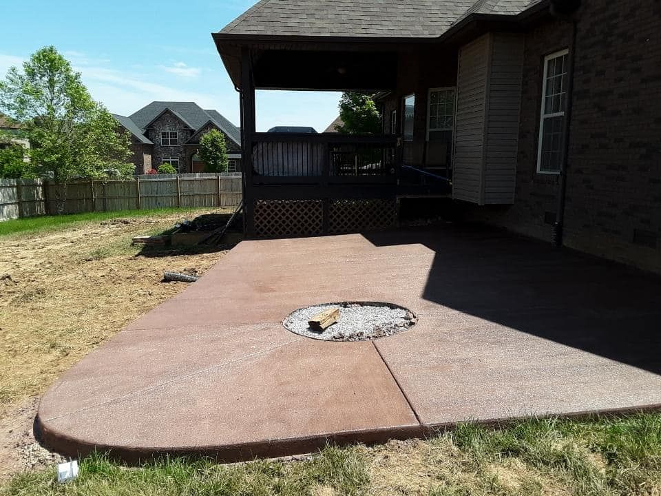 Transform your outdoor space into a beautiful and functional patio oasis with our expert Patio Design & Installation service. Enhance your home with durable concrete solutions tailored to fit your style and needs. for Sullivan Concrete in Kingston Springs, TN